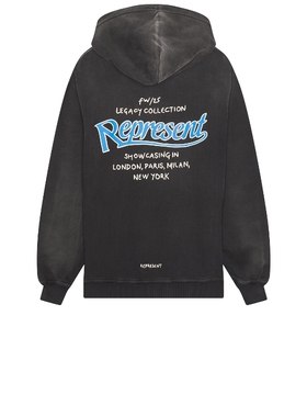 REPRESENT SHOWCASING 连帽衫 黑色REVOLVE小众新款
