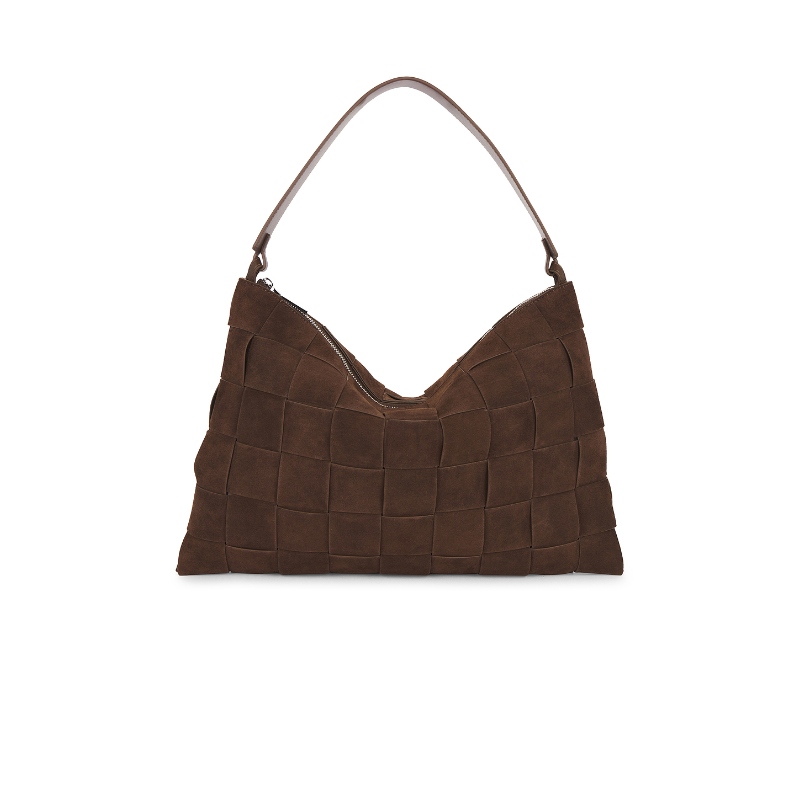 [冬季新品]Nakedvice CELESTE复古风深棕手提包REVOLVE