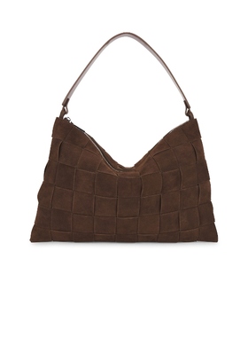 [冬季新品]Nakedvice CELESTE复古风深棕手提包REVOLVE