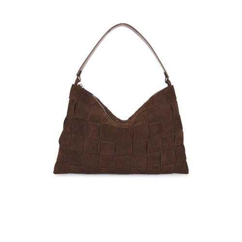 [春季新品]Nakedvice CELESTE复古风深棕手提包REVOLVE