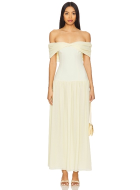 [春季新品]Lovers and Friends BLAKE 裙子 柠檬色REVOLVE