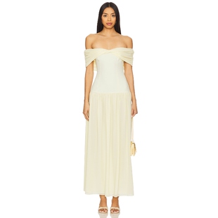 [冬季新品]Lovers and Friends BLAKE 裙子 柠檬色REVOLVE