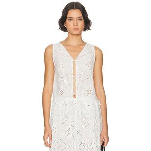 Matteau BRODERIE 上装 白色REVOLVE小众新款