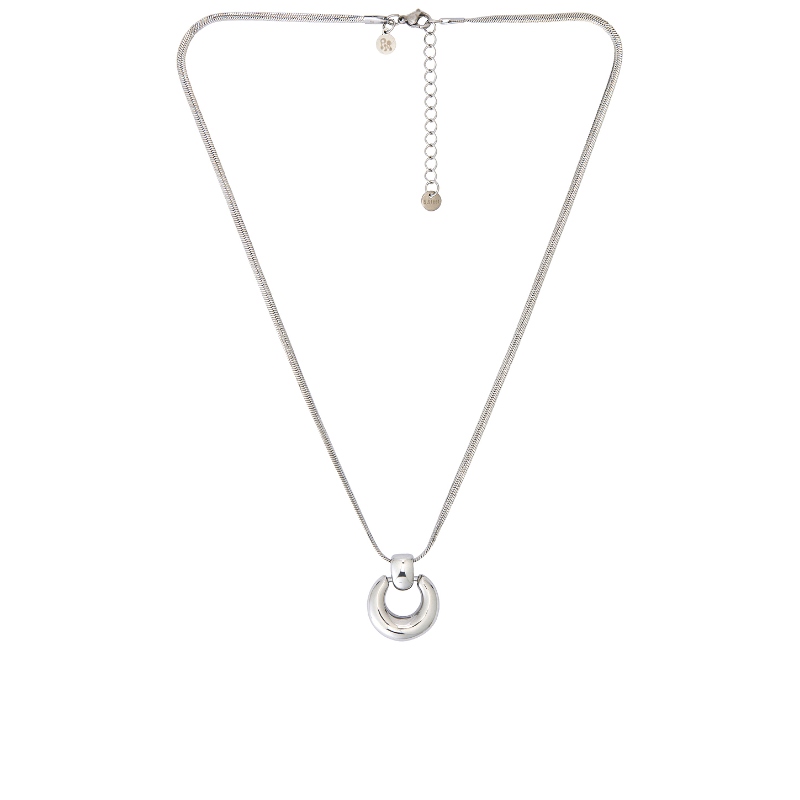 petit moments FJORD 垂褶项链 金属REVOLVE小众新款