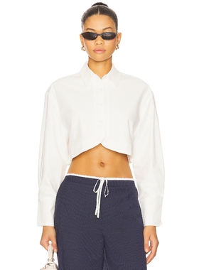 [春季新品]ALL THE WAYS TARA 上装 白色REVOLVE小众新款