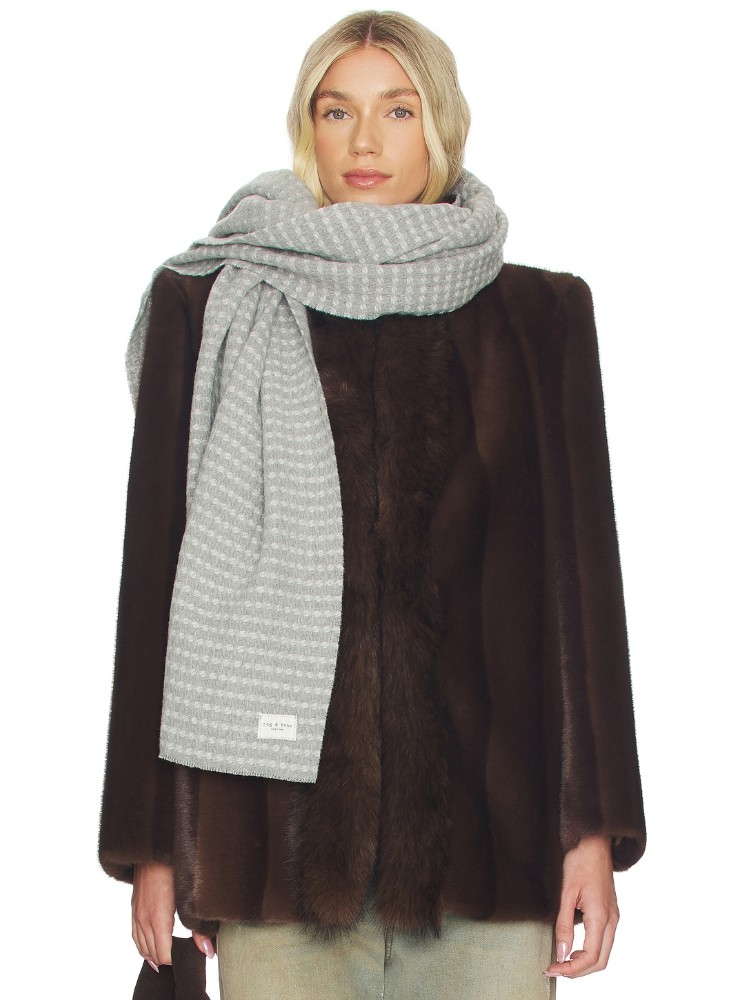 Rag & Bone JONI 华夫格围巾 revolve小众新款 仿旧,服饰配件/皮带/帽子/围巾,围巾/丝巾/披肩,淘宝优惠券,粉丝福利购,淘宝优惠卷