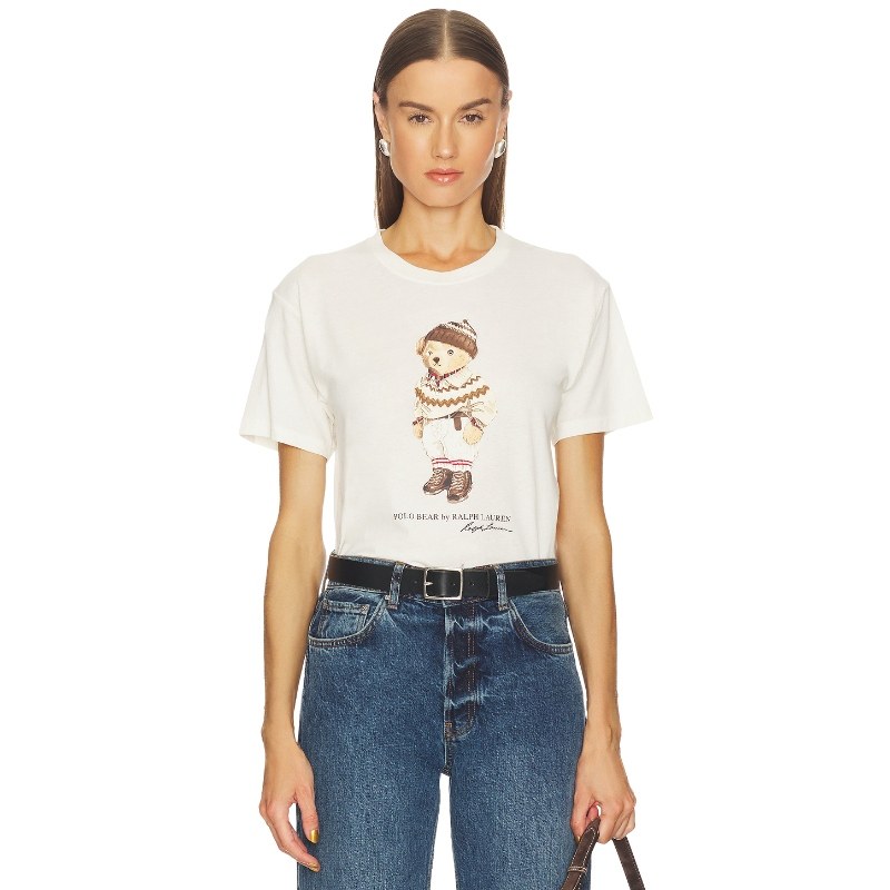 Polo Ralph Lauren 拉夫劳伦T恤上衣白色老钱风短袖REVOLVE新款