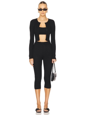 ALL THE WAYS JUDE 针织套装 黑色 美式休闲风REVOLVE