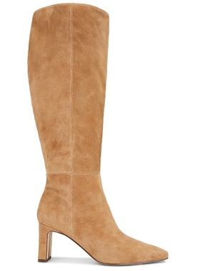 Sam Edelman SYLVIA 宽筒小腿靴 棕黄色 女款REVOLVE小