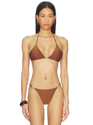 Vix Swimwear ANGIE MABEL 比基尼内衣 revolve小众新款 棕色