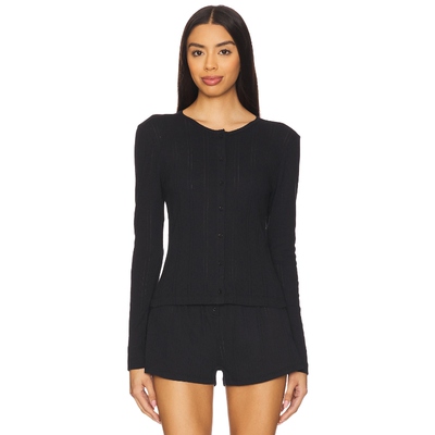 Cou Cou Intimates THE CARDIGAN 开衫 黑色REVOLVE小众春季
