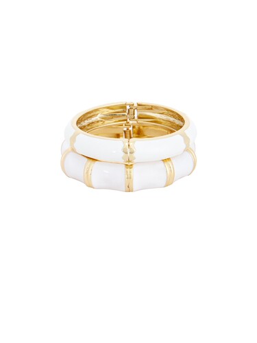 petit moments ENAMEL 手镯 revolve小众新款 白色