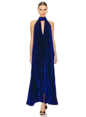 L'IDEE OPERA 长裙 蓝色 y2k辣妹风REVOLVE小众新款