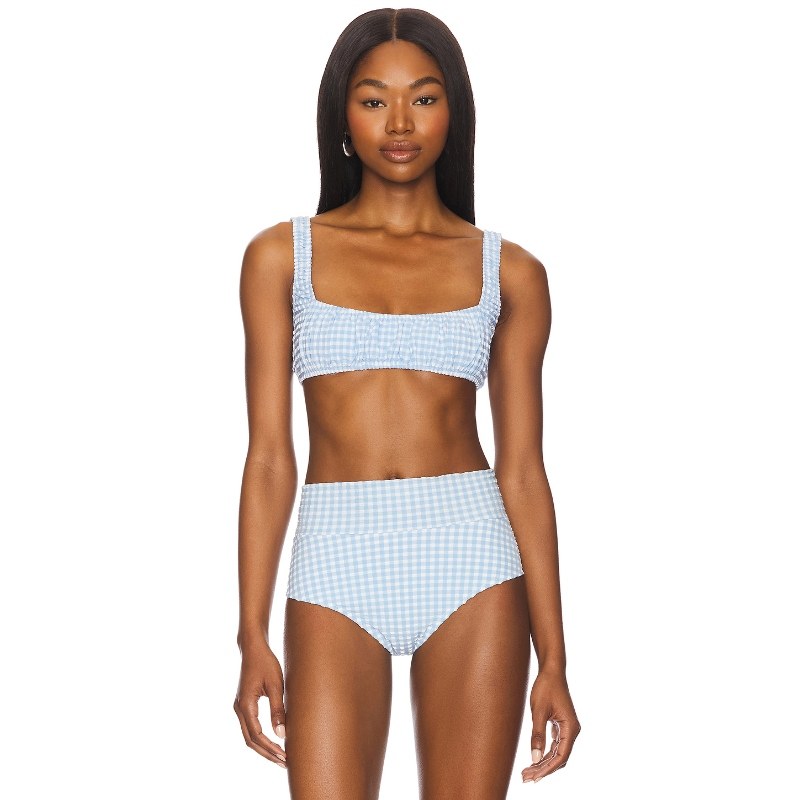 Montce Swim ATIA 比基尼文胸上装 Baby Blue y2k辣妹风REVOLVE小