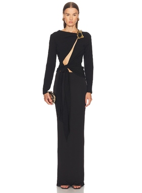 Cult Gaia STASSI 上装 黑色 性感REVOLVE小众新款