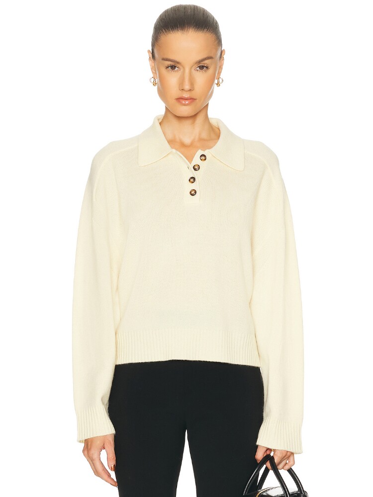 Loulou de Saison HOMERE 毛衣 revolve小众新款 奶油色