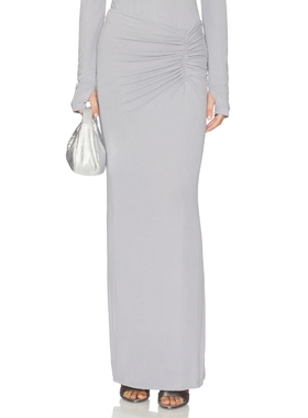 MADISON THE LABEL ANELLA MAXI 半身裙 revolve小众新款 灰色