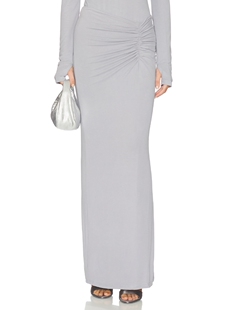 MADISON THE LABEL ANELLA MAXI 半身裙 revolve小众新款 灰色