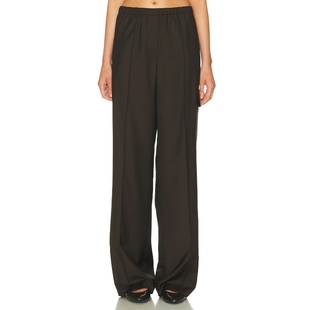 Helmut 新品 Lang 长裤 REVOLVE小众新款 巧克力色 冬季