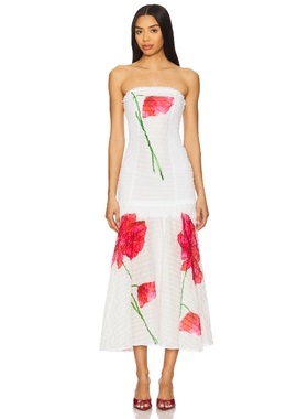 Charo Ruiz Ibiza OPAL 长款连衣裙女 白色REVOLVE小众新款