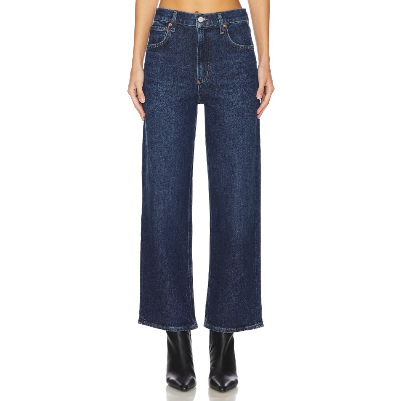 [冬季新品]AGOLDE REN美式风深蓝色九分牛仔裤REVOLVE,女装/女士精品,牛仔裤,淘宝优惠券,粉丝福利购,淘宝优惠卷