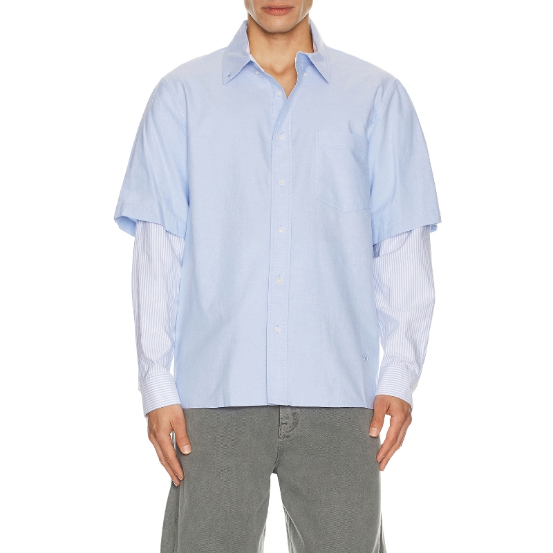 SIMKHAI 衬衫 Baby BlueREVOLVE小众新款