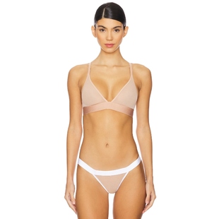 [冬季新品]Negative Underwear SIEVE 三角形胸罩 米色REVOLVE