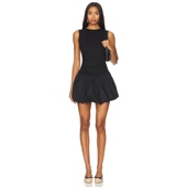 SNDYS 玛雅泡泡裙黑色针织连衣裙保暖REVOLVE性感辣妹花苞短裙