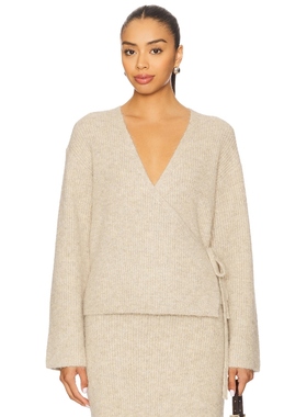 4th & Reckless ADRIENA 毛衣上装 米色REVOLVE小众新款