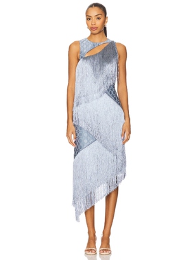 [春季新品]Alexis COSTA 裙子 蓝色 REVOLVE小众