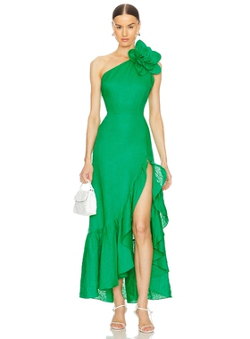 Yumi Kim ROCKY 裙子绿色REVOLVE小众新款