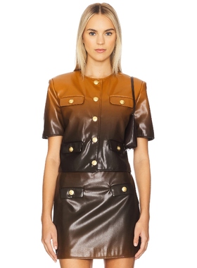 Le Superbe PARADIS 外套 棕色 美式休闲风REVOLVE小众新款