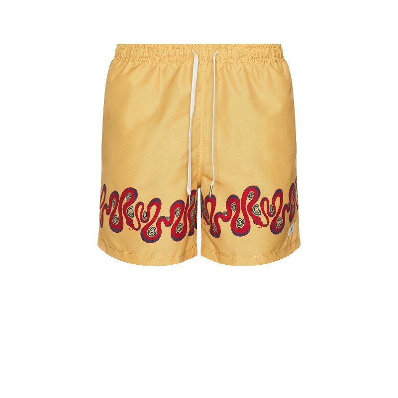 Bather OCHRE DIZZY BOA 游泳短裤 深黄色 运动复古风REVOLVE小众