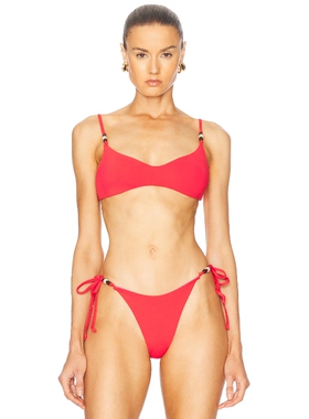 Bond Eye MIKA 比基尼文胸上装 Red,PinkREVOLVE小众新款