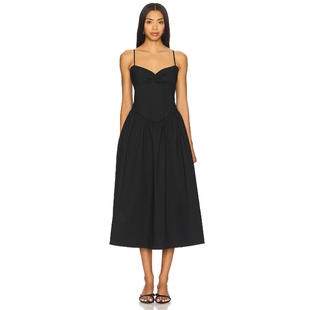 Camila Coelho MOROCCAN 裙子黑色礼服裙REVOLVE