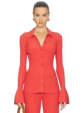 [春节穿搭]Alexis OLENA 上装 桃红色REVOLVE小众新款