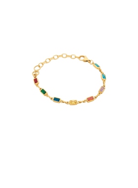 Nialaya RECTANGLE 手镯 金属金色REVOLVE小众新款