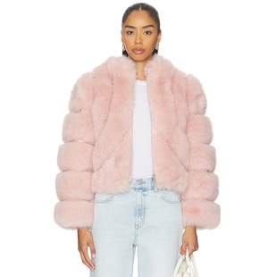 Adrienne Landau ICON 夹克 粉色 美式休闲风REVOLVE小众新款