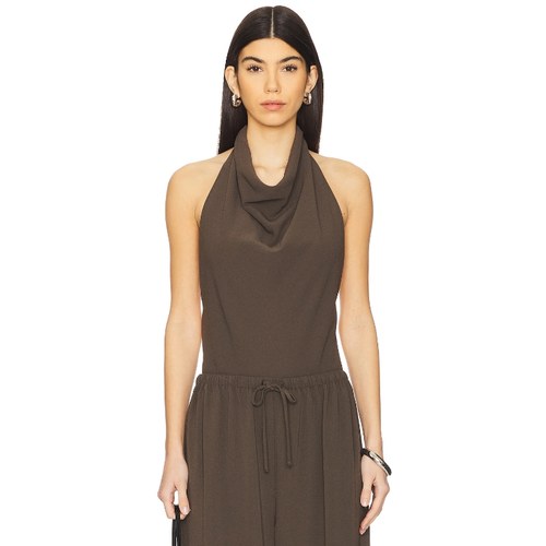 Ronny Kobo SHEENA 紧身服 棕色y2k辣妹风REVOLVE小众