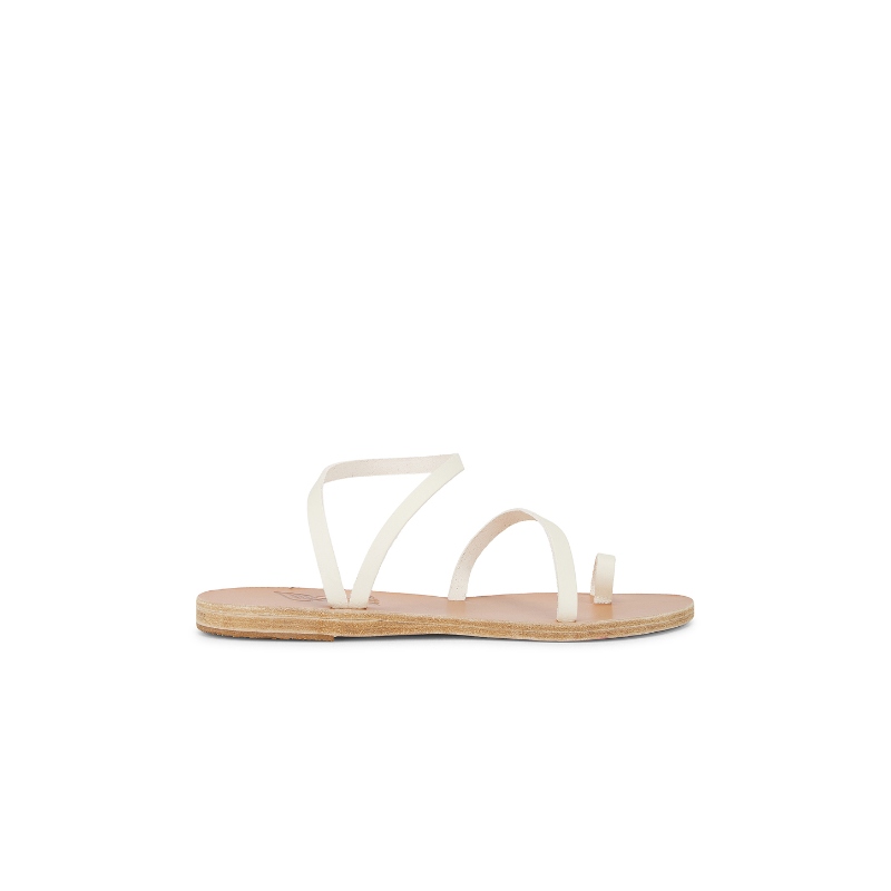 Ancient Greek Sandals APLI ELEFTHERIA 凉鞋 白色REVOLVE小众新