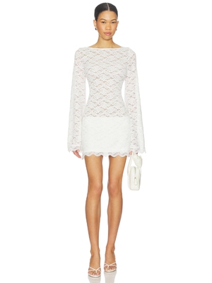 Runaway The Label Effie Long Sleeve Mini Dress revolve小众新