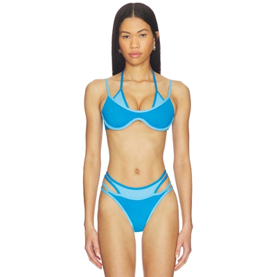 Significant Other CLEMENCE 泳装 蓝色 y2k辣妹风REVOLVE小众新