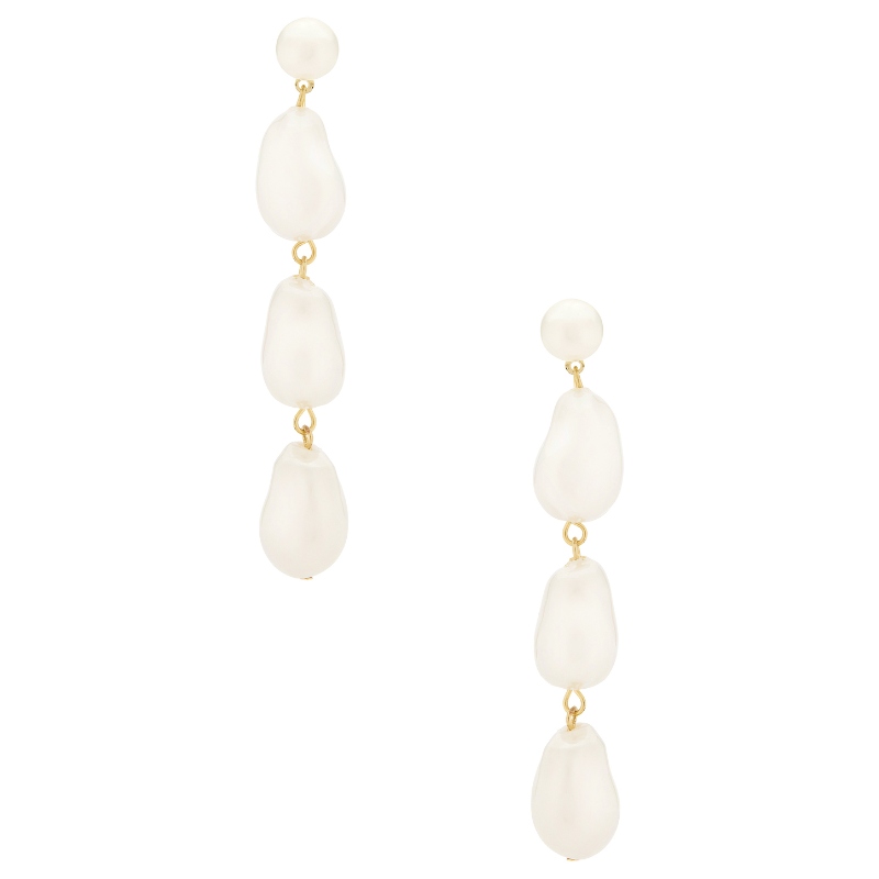 petit moments LILLY 耳饰 象牙白 REVOLVE小众新款