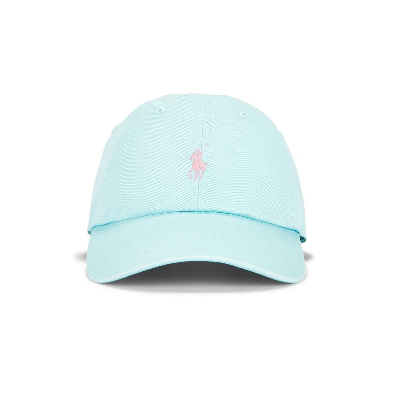 Polo Ralph Lauren清新淡蓝色休闲棒球帽刺绣鸭舌帽秋冬REVOLVE