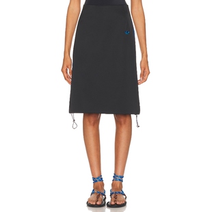[春季新品]adidas by Wales Bonner 半身裙 黑色REVOLVE小众新款