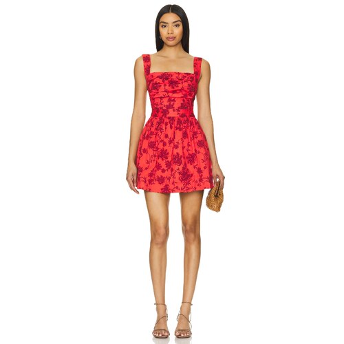 Free People MEET ME IN MAUI 连衣裙红色REVOLVE