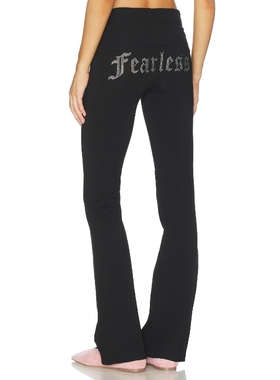 GUIZIO FOLDOVER 长裤 黑色 美式休闲风REVOLVE小众新款