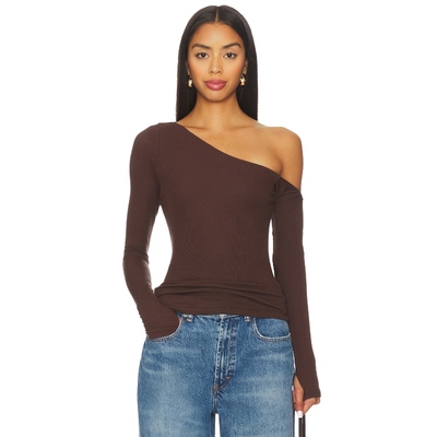 [冬季新品]Michael Lauren 上装长袖上衣 棕色REVOLVE冬季保暖