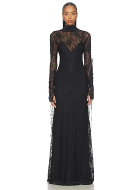 Aniye Records IRMA 裙子 黑色REVOLVE小众新款