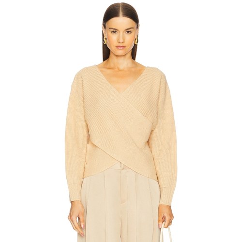 [冬季新品] L'AGENCE 米色毛衣羊毛衫REVOLVE小众新款